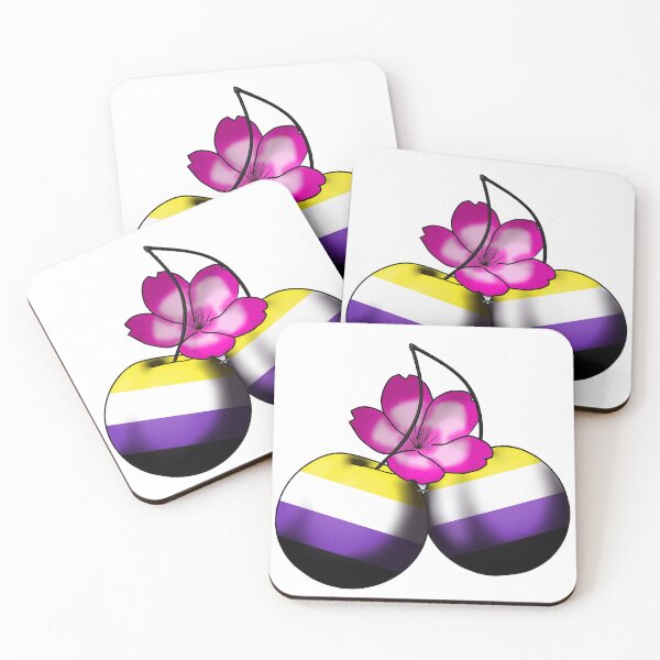 Item preview, PRIDE CHERRY- NONBINARY designed and sold by Bunny Loven.