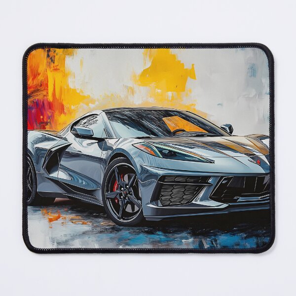 Item preview, Gunmetal Grey Corvette Stingray C8 – Pop Art Edition IV designed and sold by AutoPopStudio.