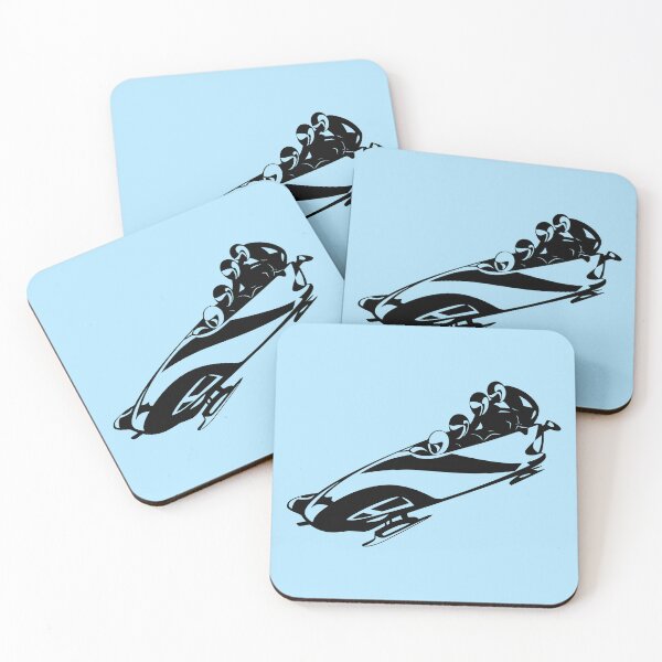 Item preview, Bobsled Racing Team Silhouette designed and sold by theartfulaspie.