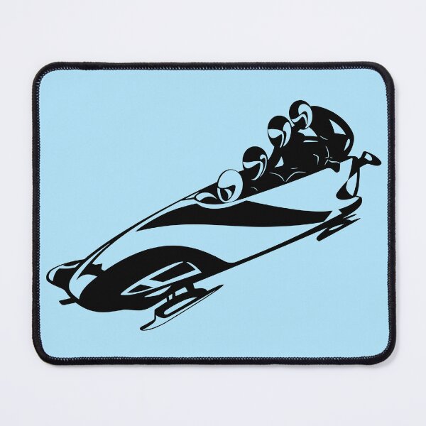 Item preview, Bobsled Racing Team Silhouette designed and sold by theartfulaspie.