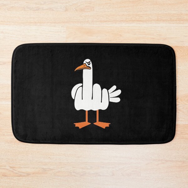Item preview,  Funny Rude Sarcastic Cartoon Seagull Bird  designed and sold by silverhexagon.