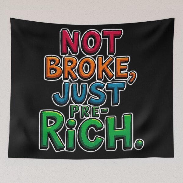 Item preview, Financial irony in a cheerful pop art look designed and sold by ArtCreator2023.