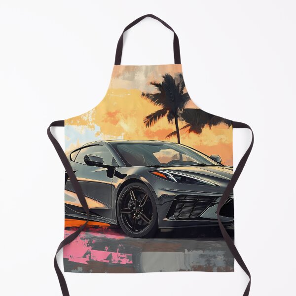 Item preview, Gunmetal Grey Corvette Stingray C8 – Pop Art Edition V designed and sold by AutoPopStudio.