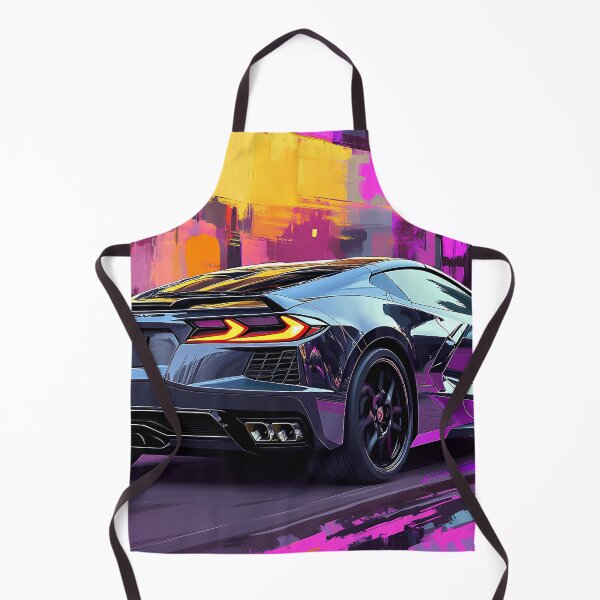 Item preview, Gunmetal Grey Corvette Stingray C8 – Pop Art Edition VI designed and sold by AutoPopStudio.