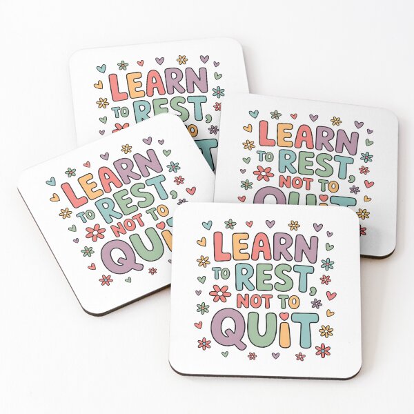 Item preview, Learn to rest, not to quit. designed and sold by nimmitrends.