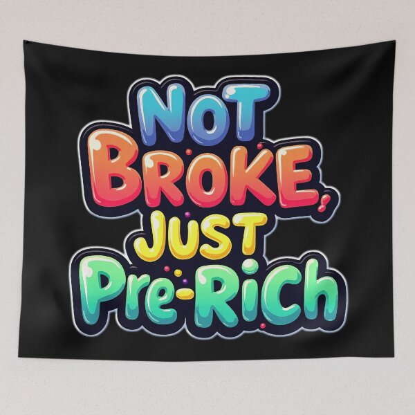 Item preview, Humorous financial wisdom in a fresh cartoon style designed and sold by ArtCreator2023.