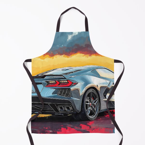 Item preview, Gunmetal Grey Corvette Stingray C8 – Pop Art Edition VII designed and sold by AutoPopStudio.