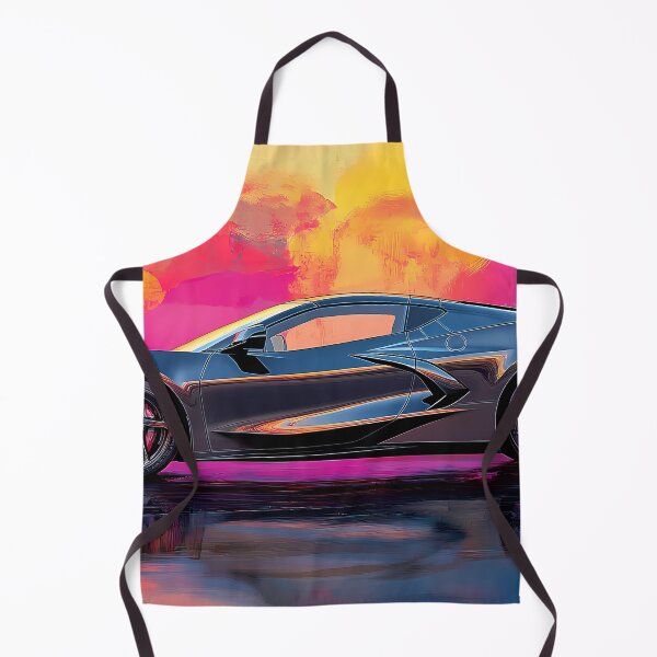 Item preview, Gunmetal Grey Corvette Stingray C8 – Pop Art Edition VIII designed and sold by AutoPopStudio.
