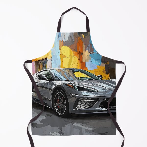 Item preview, Gunmetal Grey Corvette Stingray C8 – Pop Art Edition IX designed and sold by AutoPopStudio.