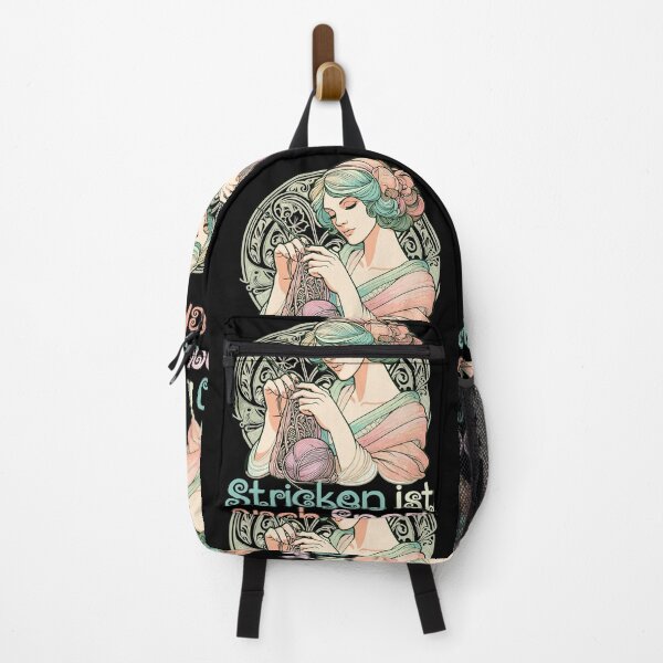 Item preview, Knitting is also sport woman Art Nouveau gift designed and sold by Pineapple-Tree.