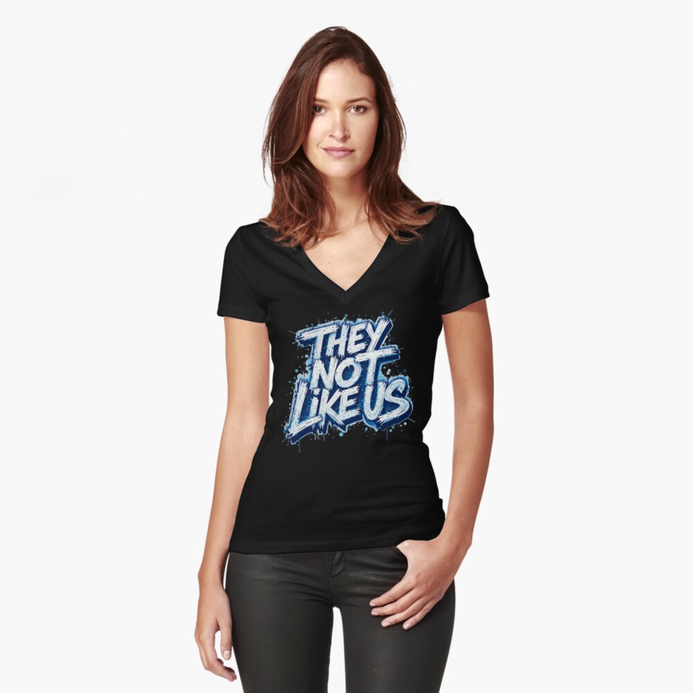 Item preview, T-shirt moulant col V designed and sold by TeesByAngelzB.