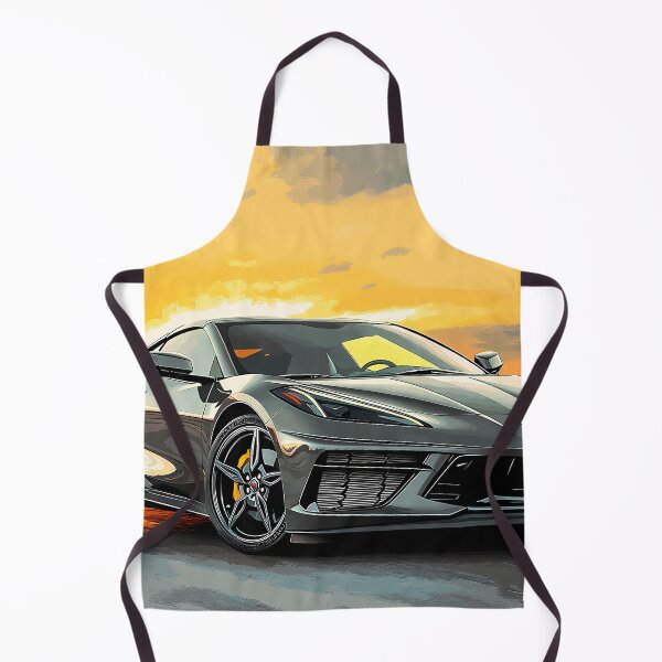 Item preview, Gunmetal Grey Corvette Stingray C8 – Pop Art Edition X designed and sold by AutoPopStudio.