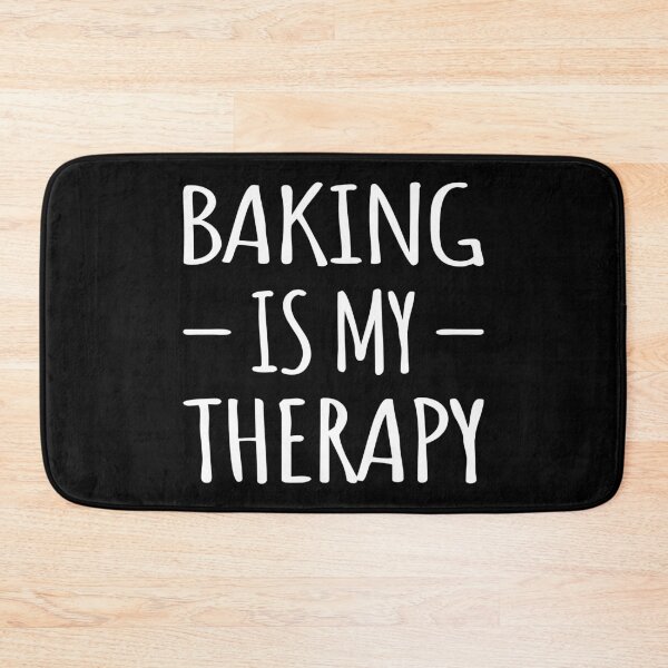 Item preview, Baking Is My Therapy I designed and sold by Lemon Pepper.