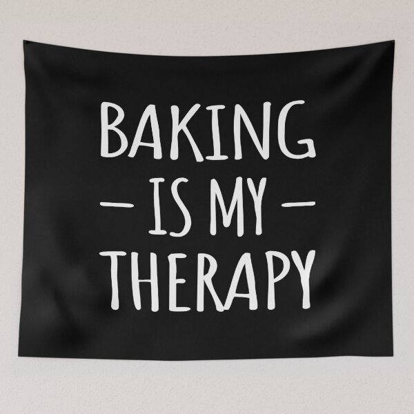 Item preview, Baking Is My Therapy I designed and sold by Lemon Pepper.