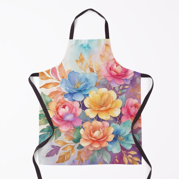 Item preview, Colorful Watercolor Flower designed and sold by Neranchara.