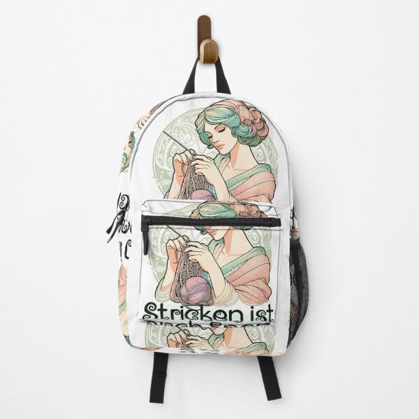 Item preview, Knitting is also sport woman Art Nouveau gift designed and sold by Pineapple-Tree.