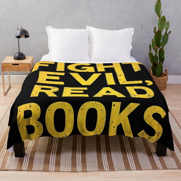 Item preview, fight evil, read books designed and sold by Haji  Kamora.