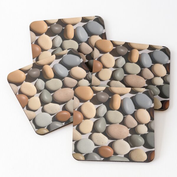 Item preview, Smooth River Stones in Earth Tones designed and sold by SurfaceCraft Studio.