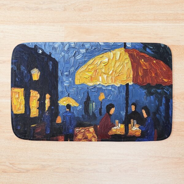 Item preview, Fast food restaurant | Post-impressionist painting style designed and sold by ComicsFactory.