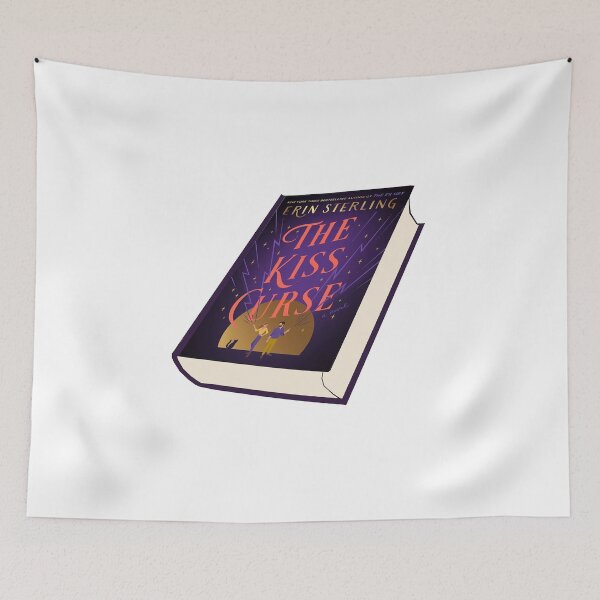 Item preview, The Kiss Curse Erin Sterling Book Sticker designed and sold by baranskini.