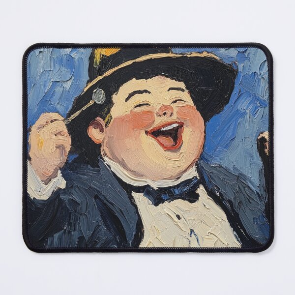 Item preview, Fatty Arbuckle | Post-impressionist painting style designed and sold by ComicsFactory.