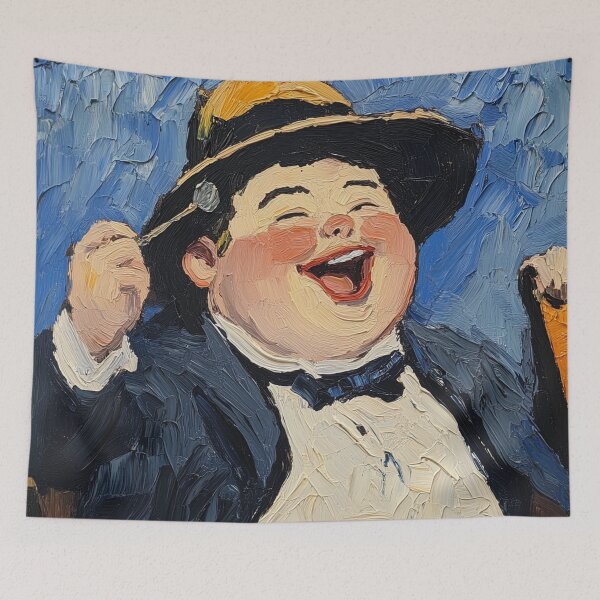 Item preview, Fatty Arbuckle | Post-impressionist painting style designed and sold by ComicsFactory.