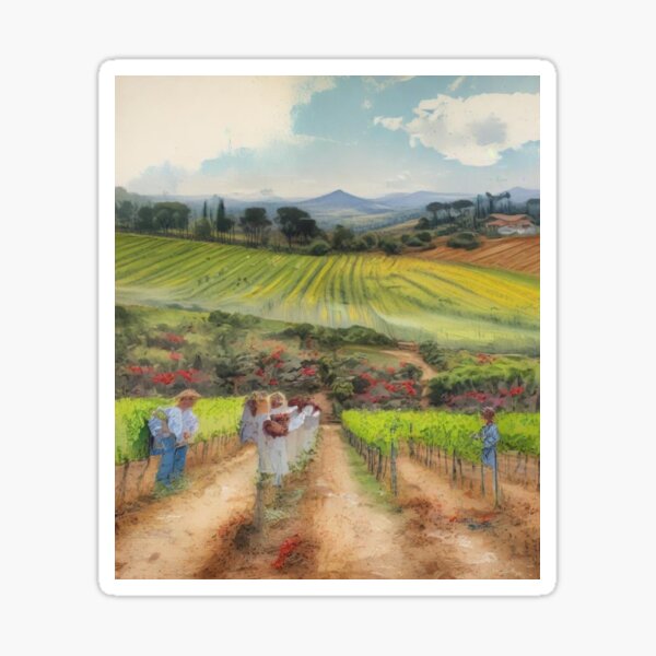 Item preview, Umbria Vineyard designed and sold by JEJ Visual Art.