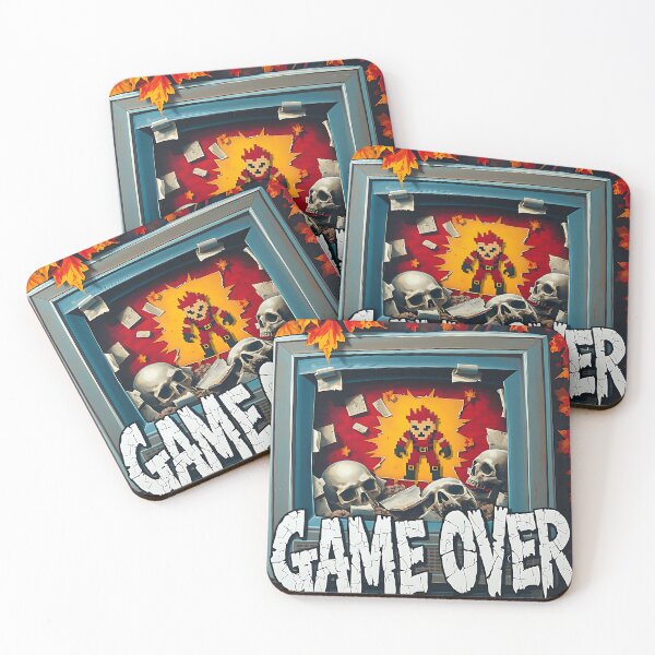Item preview, Game Over: Retro designed and sold by MysticalSVK.
