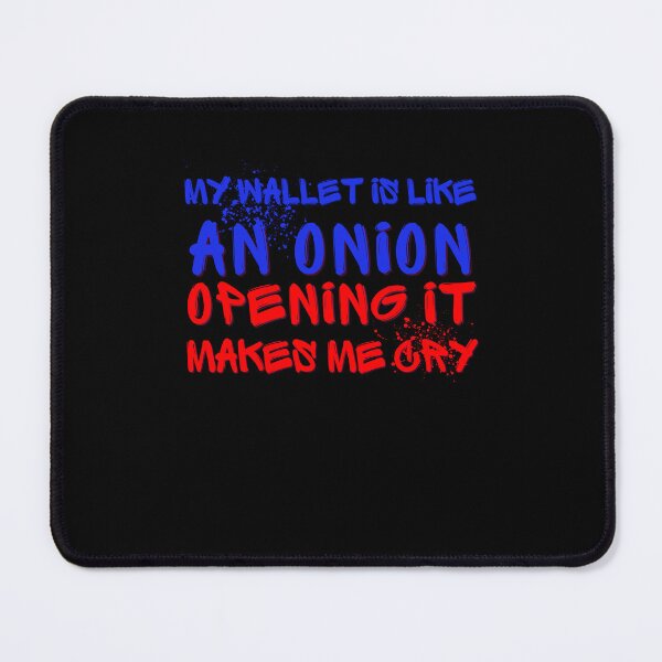 Item preview, Wallet Onion Money Tears Humorous Art designed and sold by Zakrytos ★★★★★.