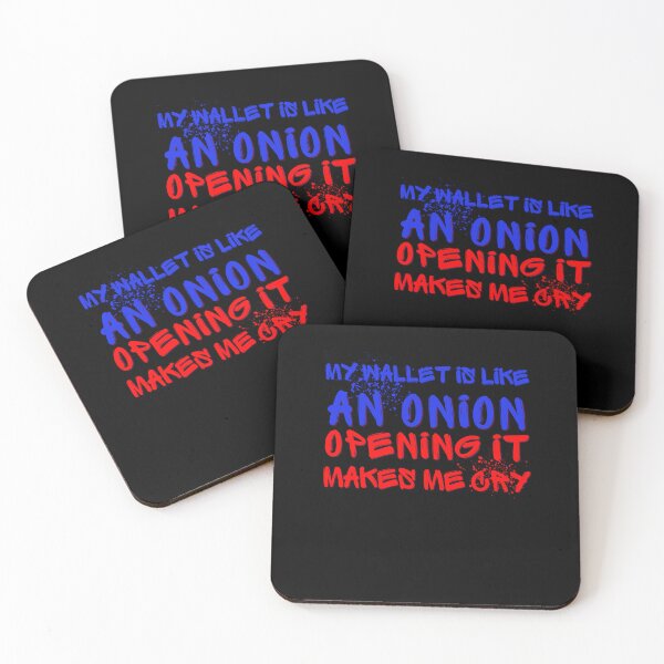 Item preview, Wallet Onion Money Tears Humorous Art designed and sold by Zakrytos ★★★★★.