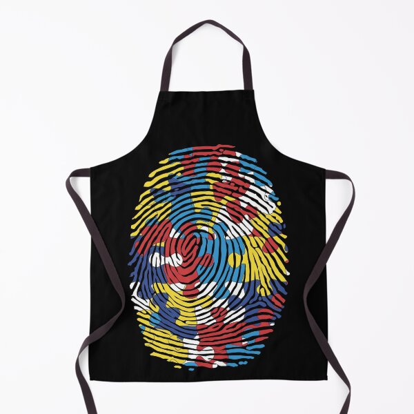 Item preview, Autism Spectrum Disorder Awareness Fingerprint designed and sold by smartrocket.