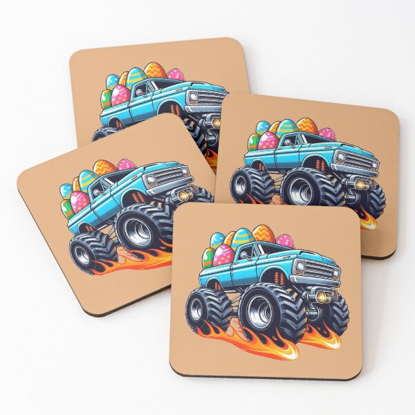 Item preview, Easter Monster Truck designed and sold by Myra365Art.