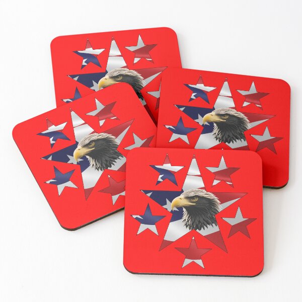 Item preview, AMERICAN EAGLE STAR (#FF0000) designed and sold by Marlon Oseguera.