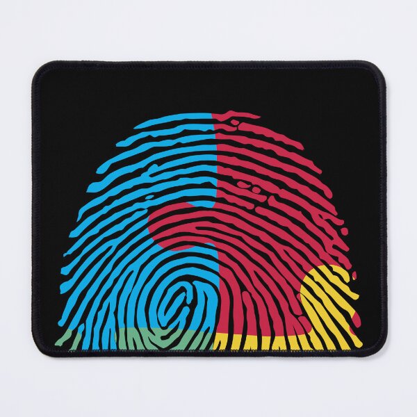 Item preview, Autism Spectrum Disorder Awareness Fingerprint designed and sold by smartrocket.
