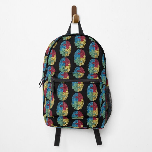 Item preview, Autism Spectrum Disorder Awareness Fingerprint designed and sold by smartrocket.