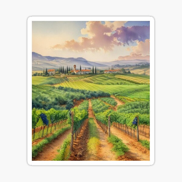 Item preview, Umbria Vineyard designed and sold by JEJ Visual Art.