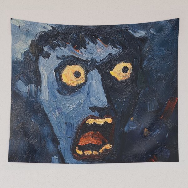 Item preview, Fear | Post-impressionist painting style designed and sold by ComicsFactory.