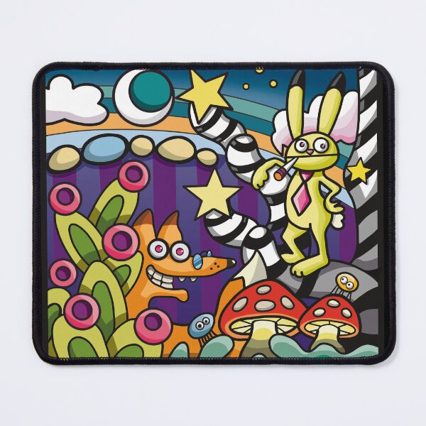 Item preview, Fox and hare chilling designed and sold by MohrColourPlease.