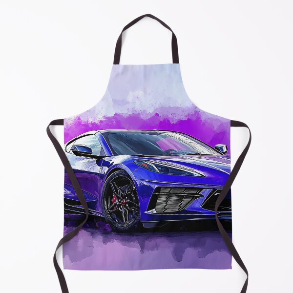 Item preview, Midnight Blue Corvette Stingray C8 – Pop Art Edition IV designed and sold by AutoPopStudio.