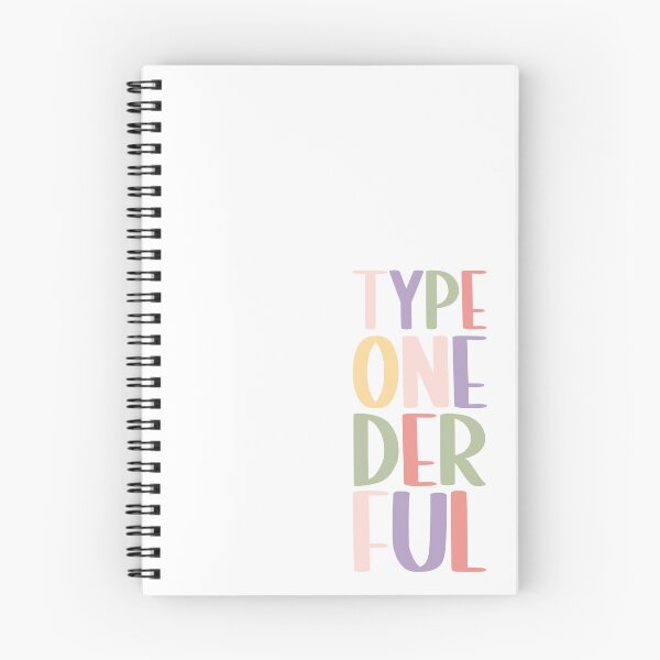 Item preview, Type One-derful Diabetes Awareness  designed and sold by Ink & Insulin Creative Studio.