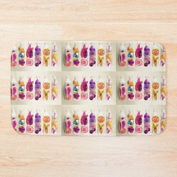 Item preview, Floral filled bottles designed and sold by Richenda.