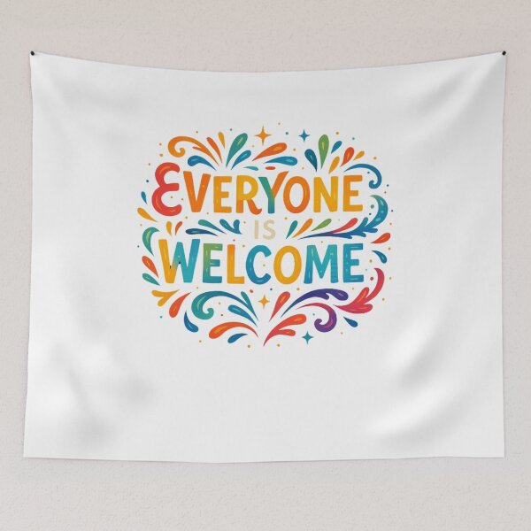 Item preview, Everyone Is Welcome  designed and sold by CharmStudio.