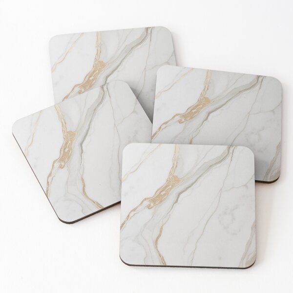Item preview, Luxury White Marble with Gold Veins designed and sold by SurfaceCraft Studio.