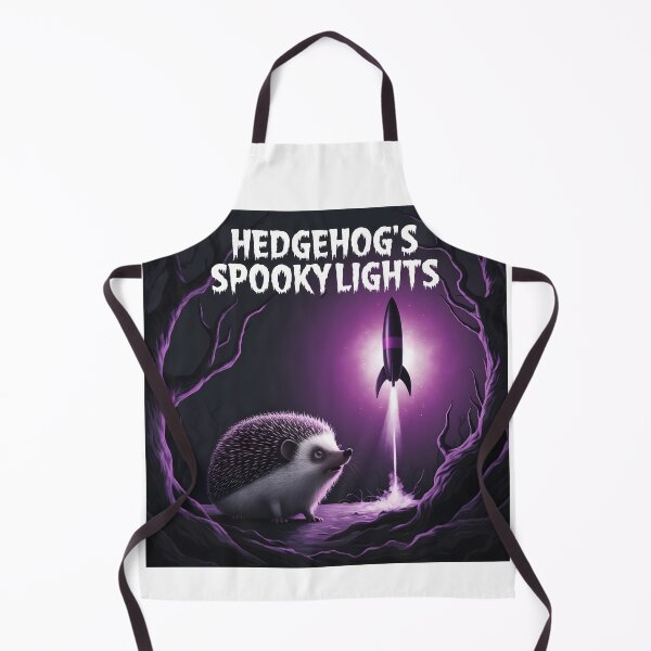 Item preview, Hedgehog's Spookylights: Whimsical Forest Rocket Adventure designed and sold by AnnDesignStudio.