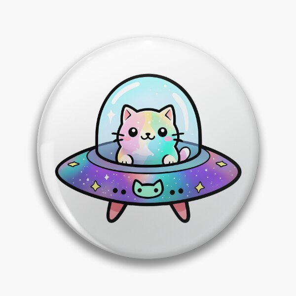 Item preview, Cute Cat UFO designed and sold by roswellboutique.