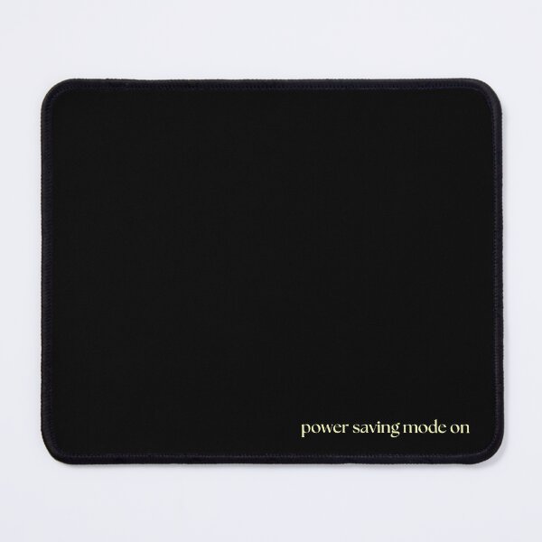 Item preview, Power Saving Mode On – Black Edition - Low Energy, High Vibes designed and sold by QuotesPrints.