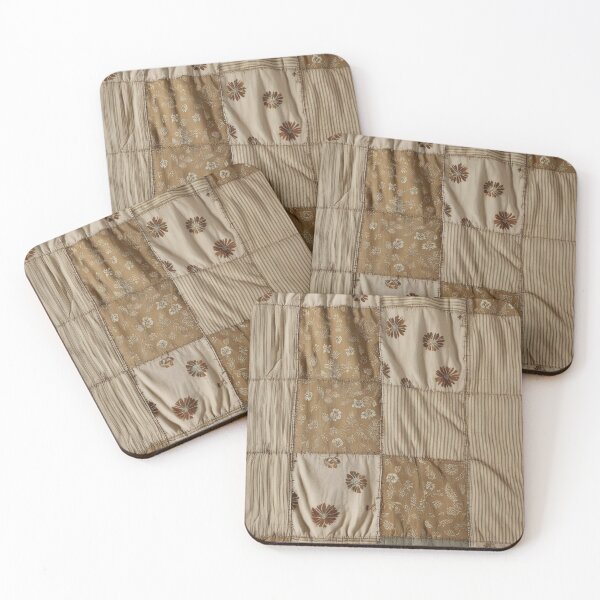 Item preview, Vintage Patchwork Quilt Texture Pattern designed and sold by SurfaceCraft Studio.