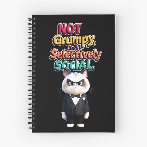 Item preview, Funny cat with selective sociality designed and sold by ArtCreator2023.