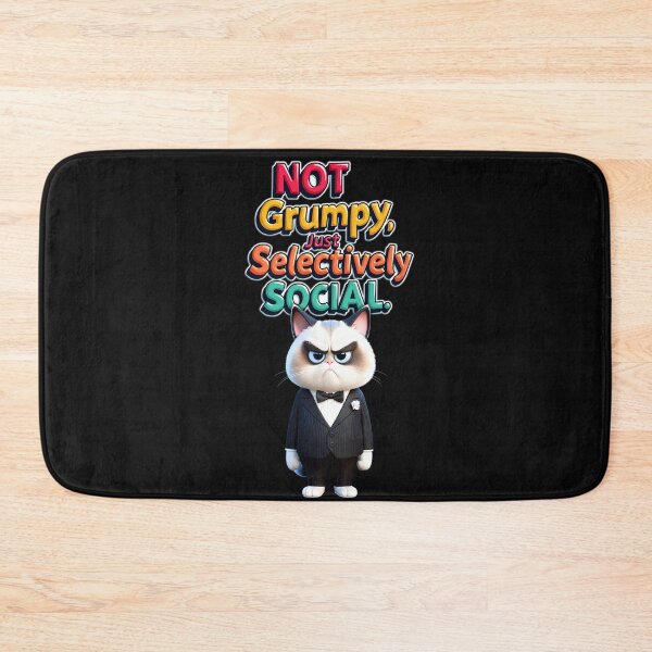 Item preview, Funny cat with selective sociality designed and sold by ArtCreator2023.