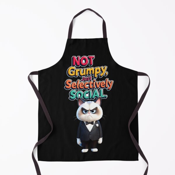Item preview, Funny cat with selective sociality designed and sold by ArtCreator2023.